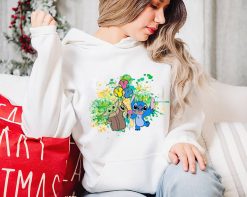 Stitch Ans Baby Yoda Galaxy Edge Unisex Sweatshirt