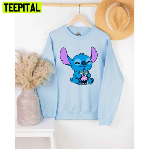 Stitch Boba Tea Unisex T-Shirt