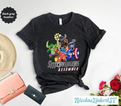 Stitchvengers Disney Marvel Avengers Assemble Unisex T-Shirt