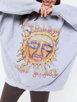 Sublime Sun Sublime Long Beach Trendy Unisex Sweatshirt