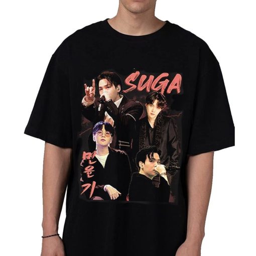 Suga Vintage Bangtan Boyband Kpop Unisex T-Shirt