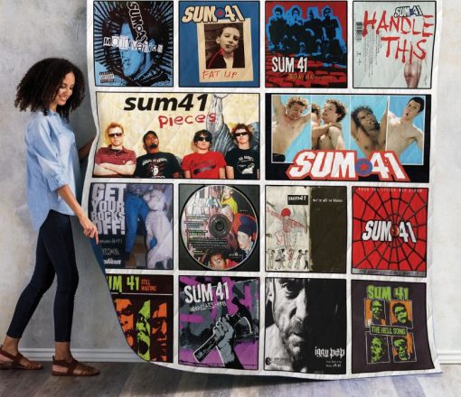 Sum 41 Albums Quilt Blanket For Fans Ver 14