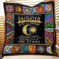 Sun And Moon I Have Been Born Into This World Quilt Blanket Great Customized Gifts For Birthday Christmas Thanksgiving Perfect Gifts For Sun And Moon Lover