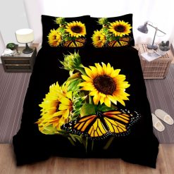 Sunflower And Butterfly Bedding Sets (&amp Pillowcases)