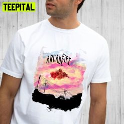 Sunset Suburbs Arcade Fire Band Unisex T-Shirt