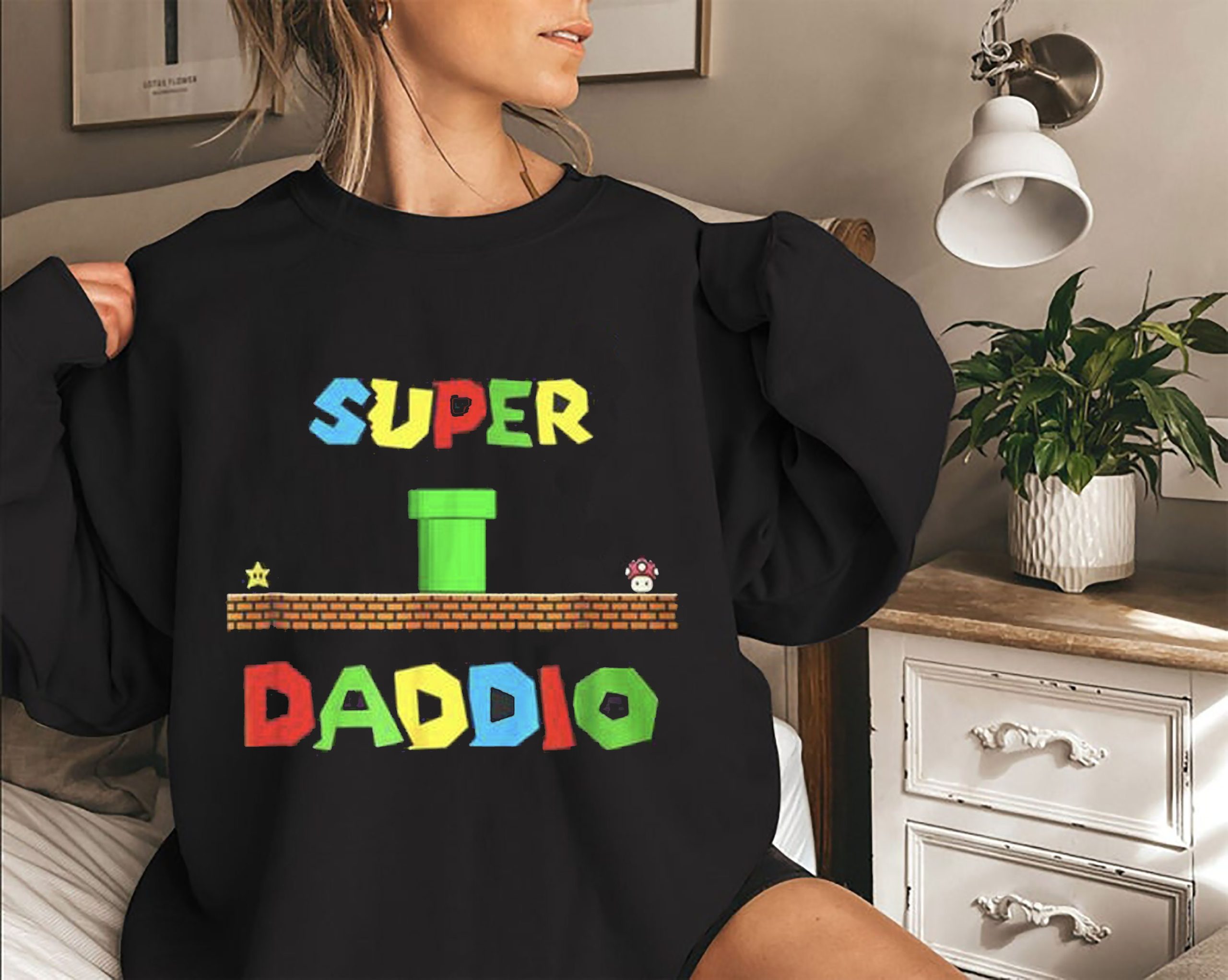 Super Daddio Fathers Day Gamer Unisex T-Shirt