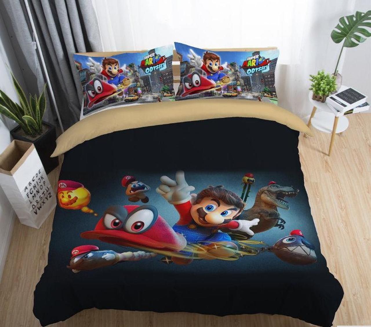 Super Mario Odyssey Bedding Set