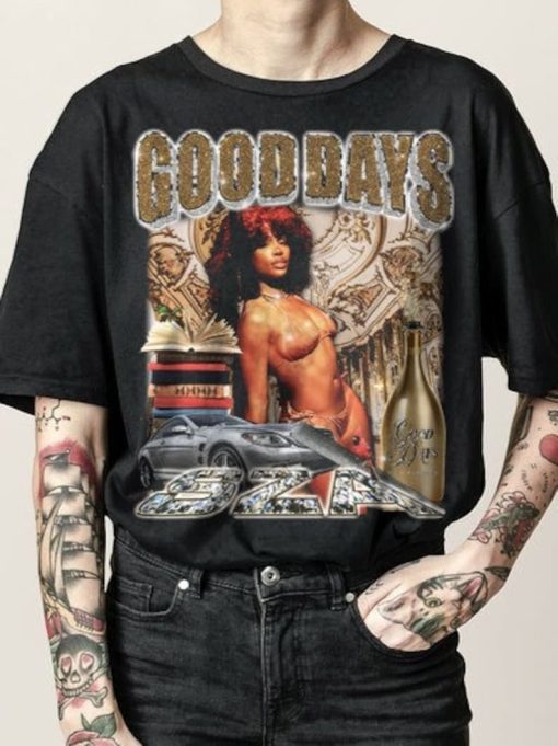 Sza Good Days Vintage Art Unisex T-Shirt