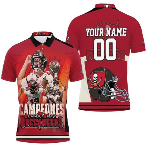 Tampa Bay Buccaneers Campeones Best Players For Fans Personalized Polo Shirt All Over Print Shirt 3d T-shirt