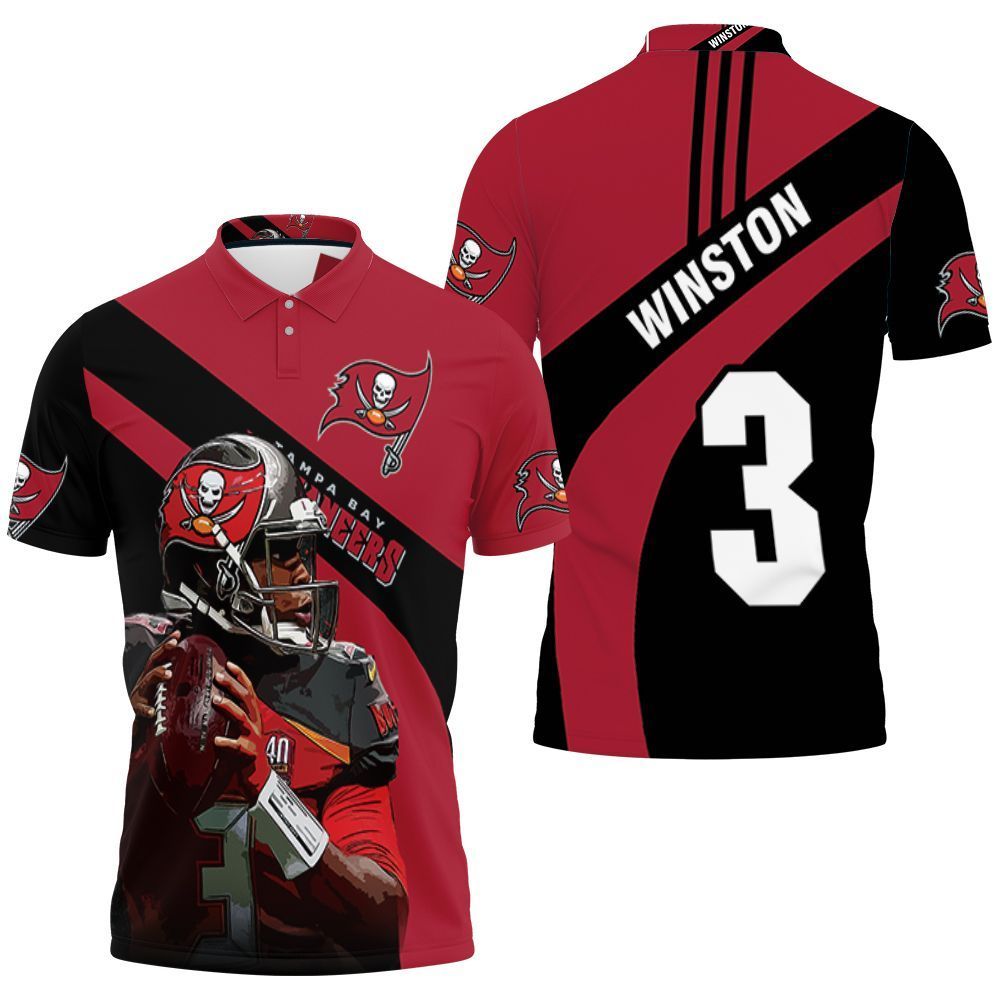 Tampa Bay Buccaneers Jameis Winston Legend Printed For Fan 3d Polo