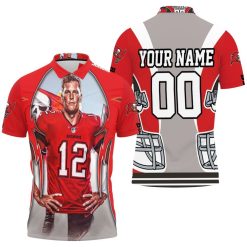 Tampa Bay Buccaneers Super Bowl Champions Tom Brady Personalized Polo Shirt All Over Print Shirt 3d T-shirt