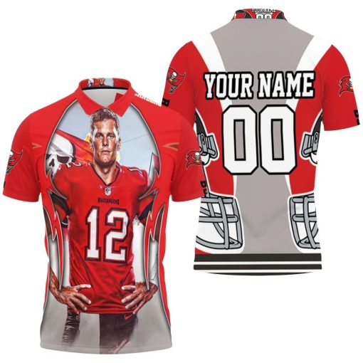 Tampa Bay Buccaneers Super Bowl Champions Tom Brady Personalized Polo Shirt All Over Print Shirt 3d T-shirt