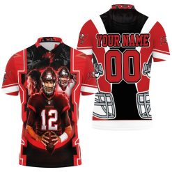 Tampa Bay Buccaneers Tom Brady And Team 2021 Nfl Champions Personalized Polo Shirt All Over Print Shirt 3d T-shirt