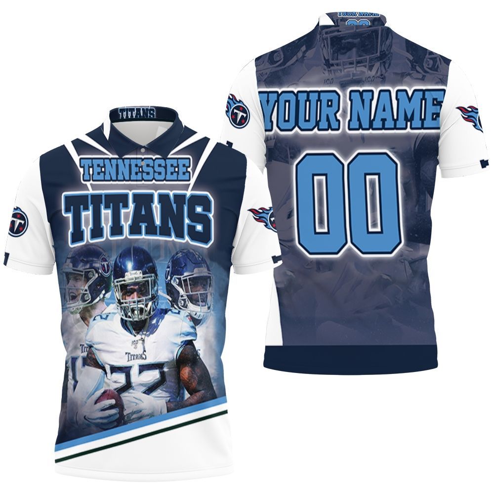 Tennessee Titans Logo Super Bowl 2021 Afc South Champions Personalized Polo Shirt All Over Print Shirt 3d T-shirt