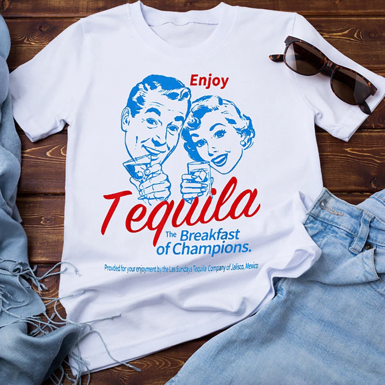 Tequila Breakfasts Of Champions Party Drinking Cinco De Mayo Mexican Unisex T-Shirt
