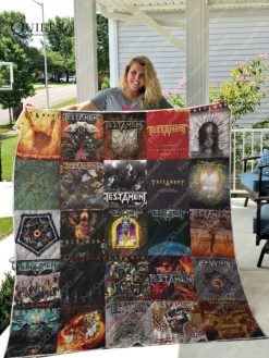 Testament Band Quilt Blanket For Fans Ver 25