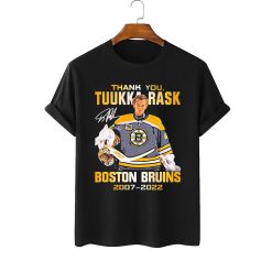 Thank You Tuukka Rask Boston Bruins 2007 2022 Signature Unisex T-Shirt