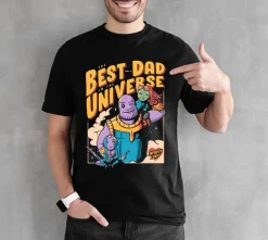 Thanos Best Dad Universe Funny Avengers Comic Unisex T-Shirt