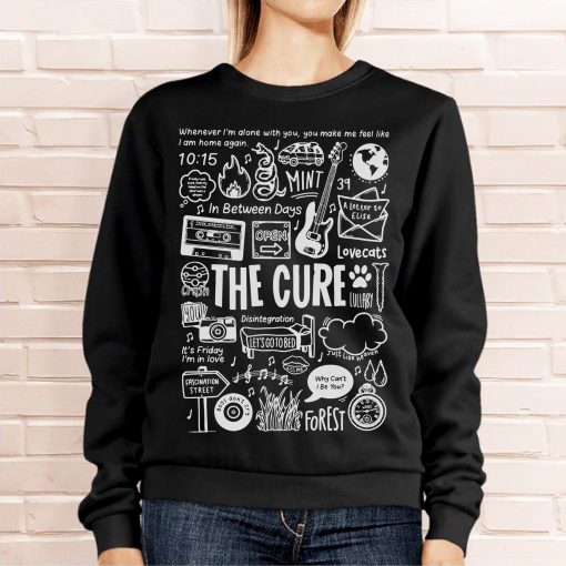 The Cure Band Symbols Collection Sweatshirt