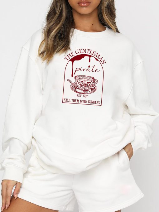 The Gentleman Pirate Crewneck Blackbeard’s Bar And Grill Unisex Sweatshirt