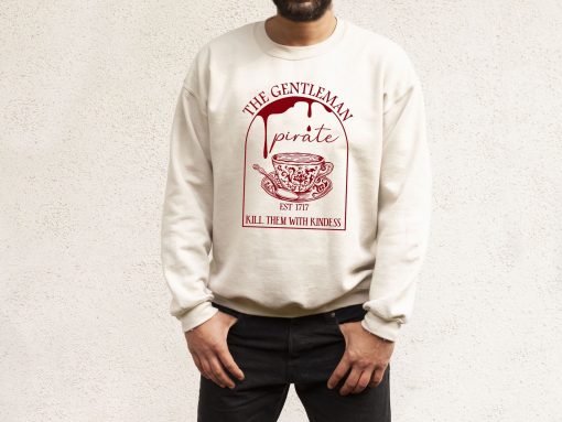 The Gentleman Pirate Crewneck Blackbeard’s Bar And Grill Unisex Sweatshirt