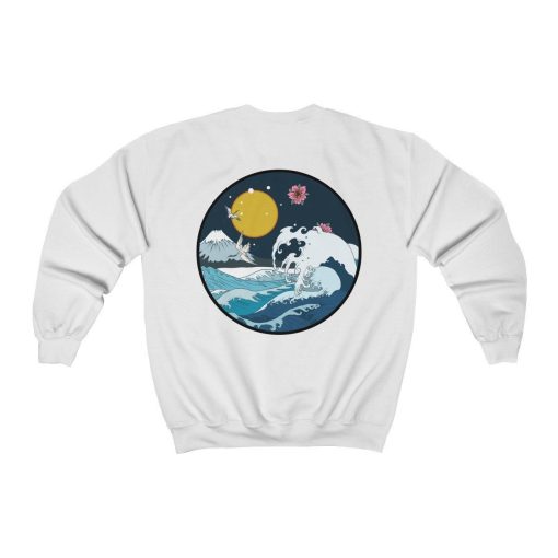 The Great Wave Off Kanagawa Japan Art Unisex Sweatshirt