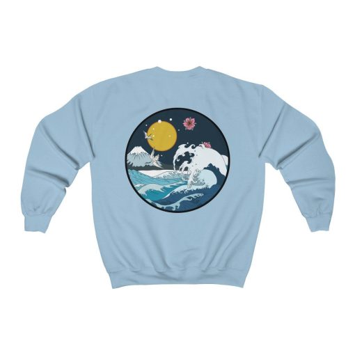 The Great Wave Off Kanagawa Japan Art Unisex Sweatshirt