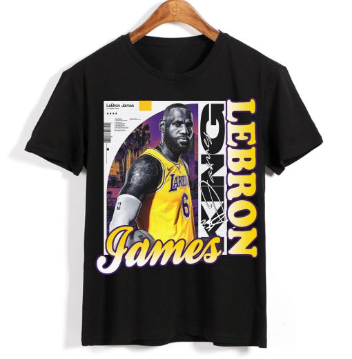 The King Portrait Lebron James Los Angeles Lakers Unisex T-Shirt