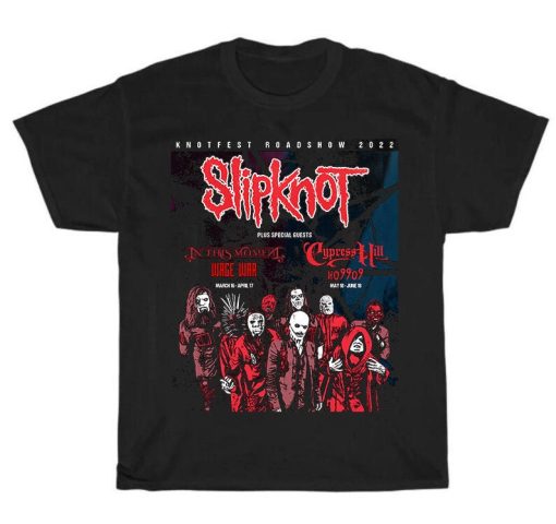 The Knotfest Roadshow Concert Slipknot 2022 Tour Unisex T-Shirt