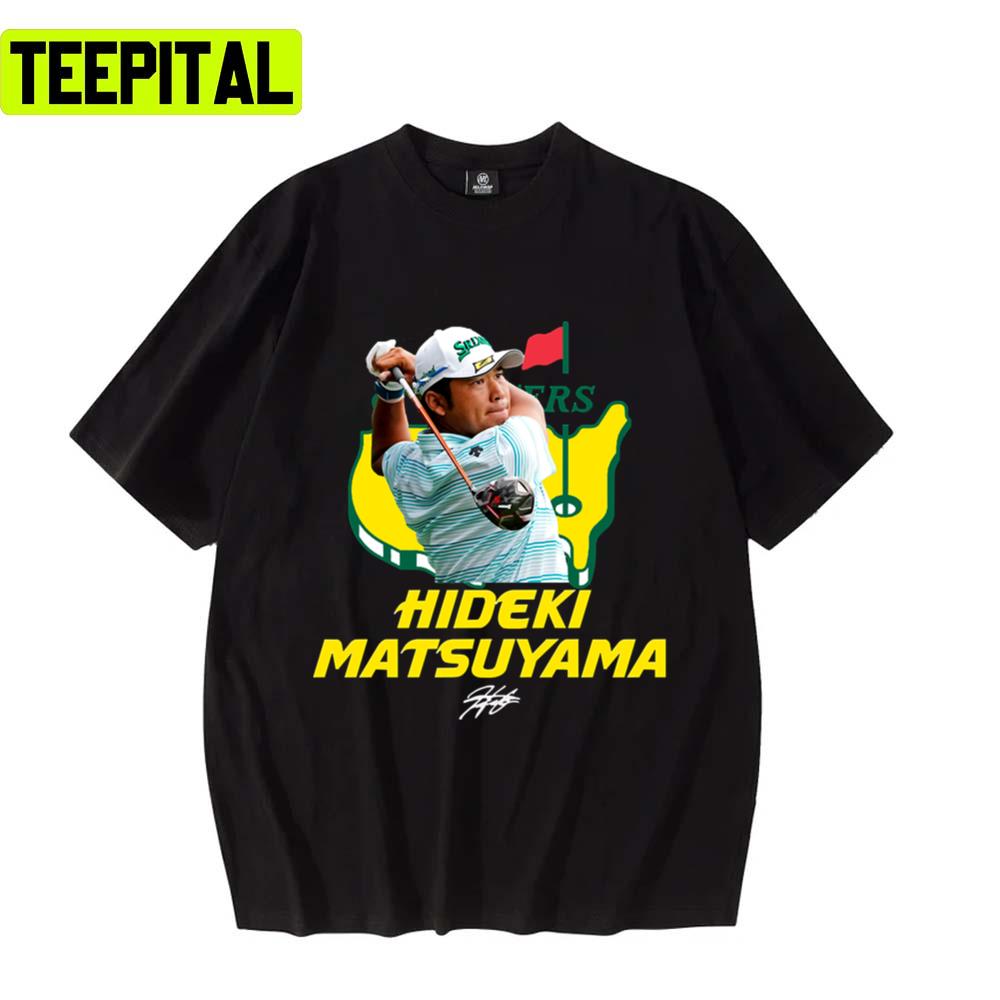 The Legend Hideki Matsuyama Masters Golf Pga Tour Unisex T-Shirt