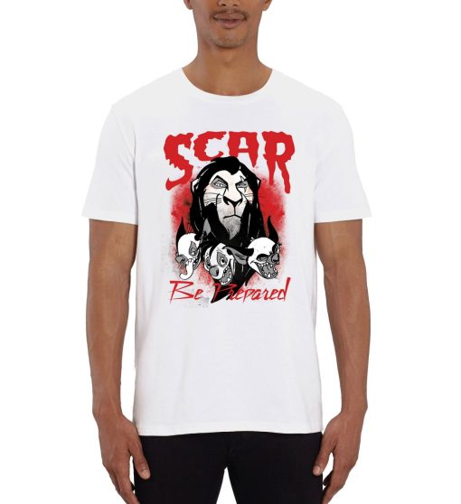 The Lion King Scar Be Prepared Mens T-Shirt