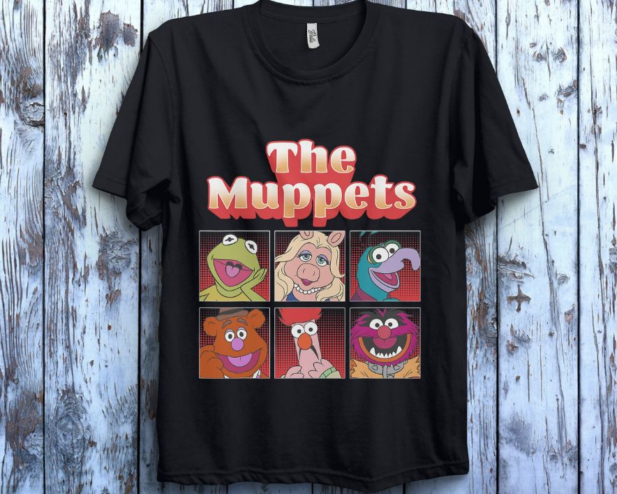 The Muppets Comic Box Up Disney Unisex Gift T-Shirt