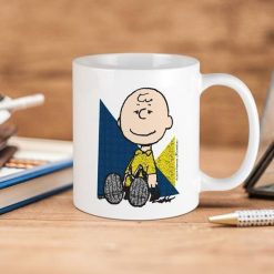 The Peanuts Charlie Brown Premium Sublime Ceramic Coffee Mug White