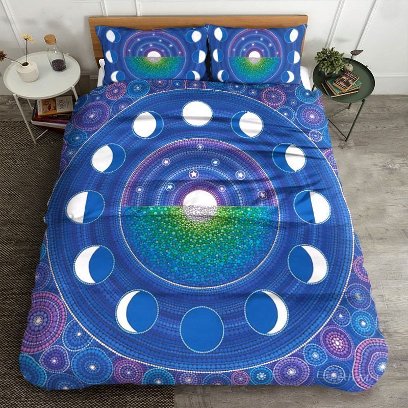 The Phases Of The Moon Mandala Cotton Bedding Sets