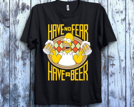 The Simpsons Homer Have A Fear Have A Beer T-Shirt