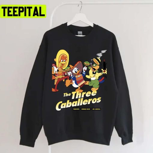 The Three Caballeros Funny Real Amigos Design Unisex T-Shirt