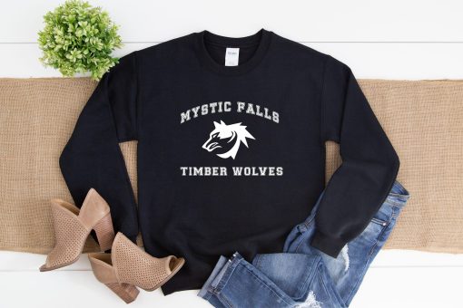 The Vampire Diaries Mystic Falls Timber Wolves Hoodie