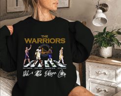 The Warriors Abbey Road Signatures Basketball Unisex Sweatshirt