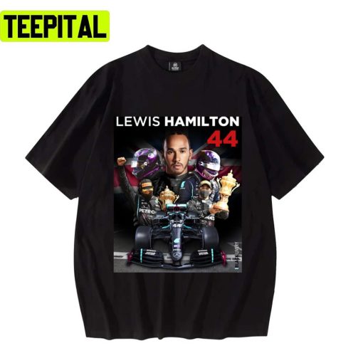 The Winner Lewis 44 Lewis Hamilton Car Racing Unisex T-Shirt