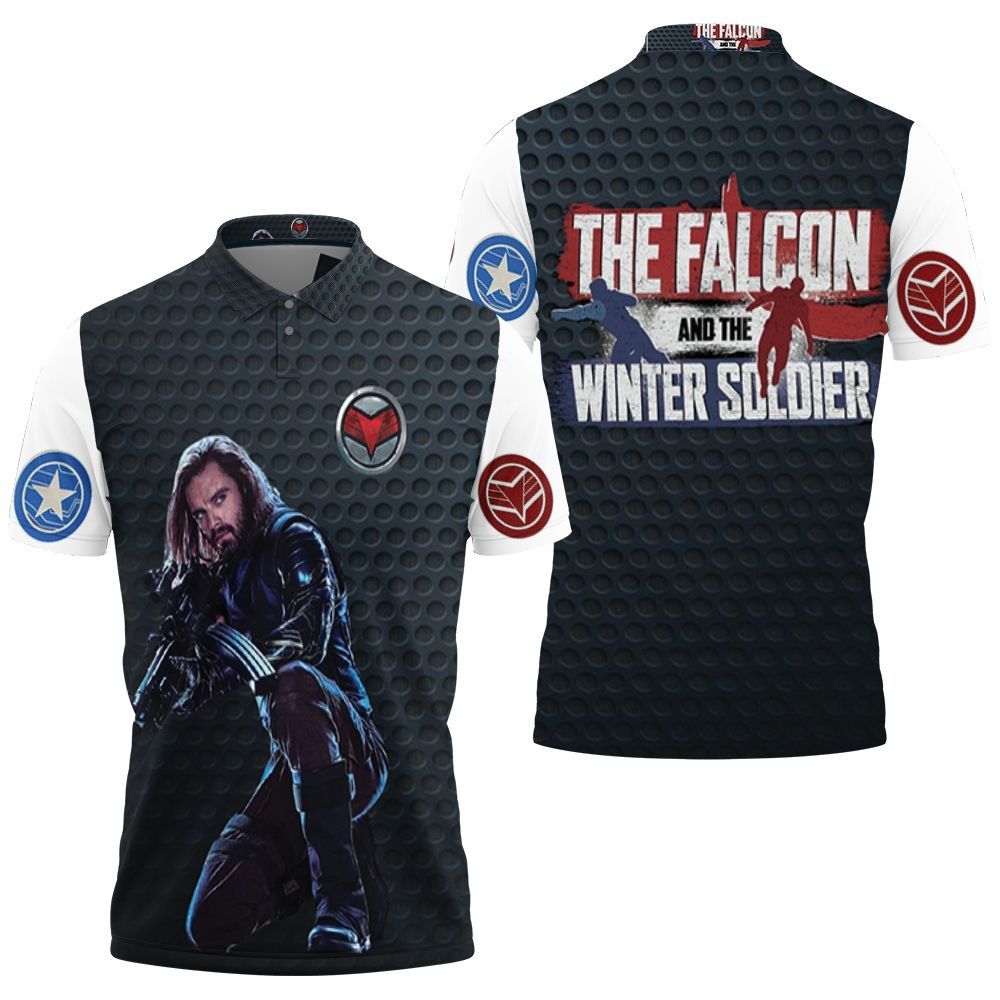 The Winter Soldier The Shadow Killer Polo Shirt All Over Print Shirt 3d T-shirt