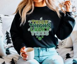 Thick Thighs Lucky Vibes Sweatshirt