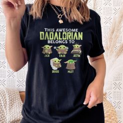 This Is The Way Shirt Matching Family Shirt Mamalorian Shirt Baby Yoda Bodysuits Personalized Dadalorian Shirt Father's Day Gift