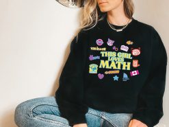 This Girl Loves Math Turning Red Unisex Sweatshirt