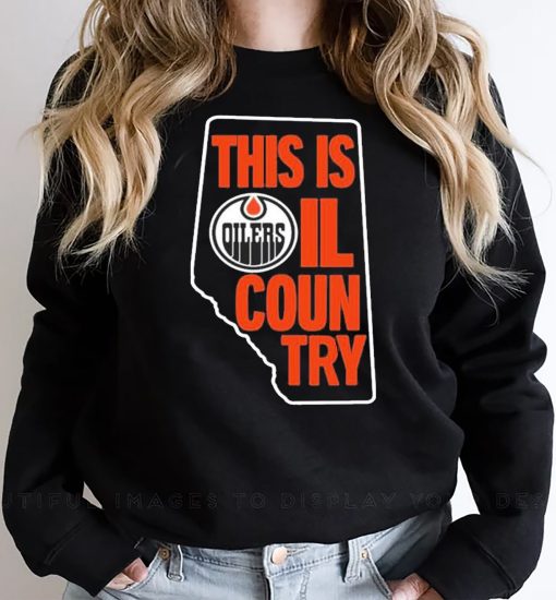 This Is Oil Country Oilers Edmonton Oilers 2022 Stanley Cup Playoffs Unisex T-Shirt