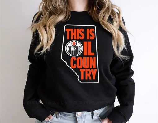 This Is Oil Country Oilers Edmonton Oilers 2022 Stanley Cup Playoffs Unisex T-Shirt