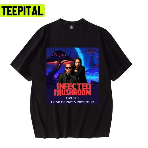 Tour 2019 Mendagri Infected Mushroom Rock Band Unisex T-Shirt