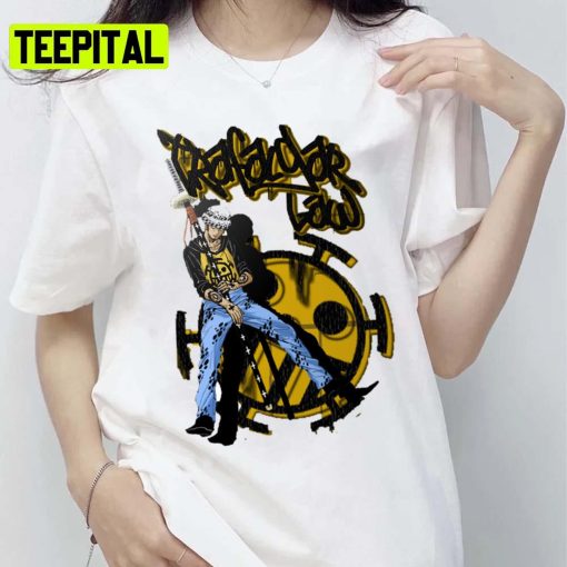 Trafalgar Law Heart Pirates One Piee Unisex T-Shirt