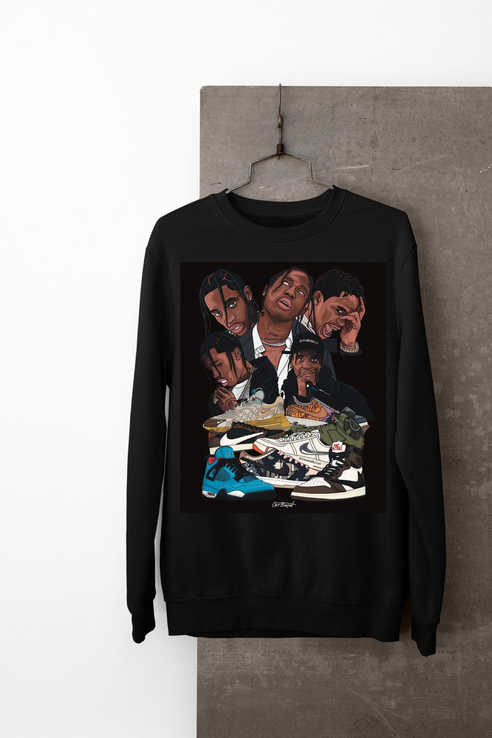 Travis Scott Cactus Jack 90's Vintage Rap Unisex Sweatshirt