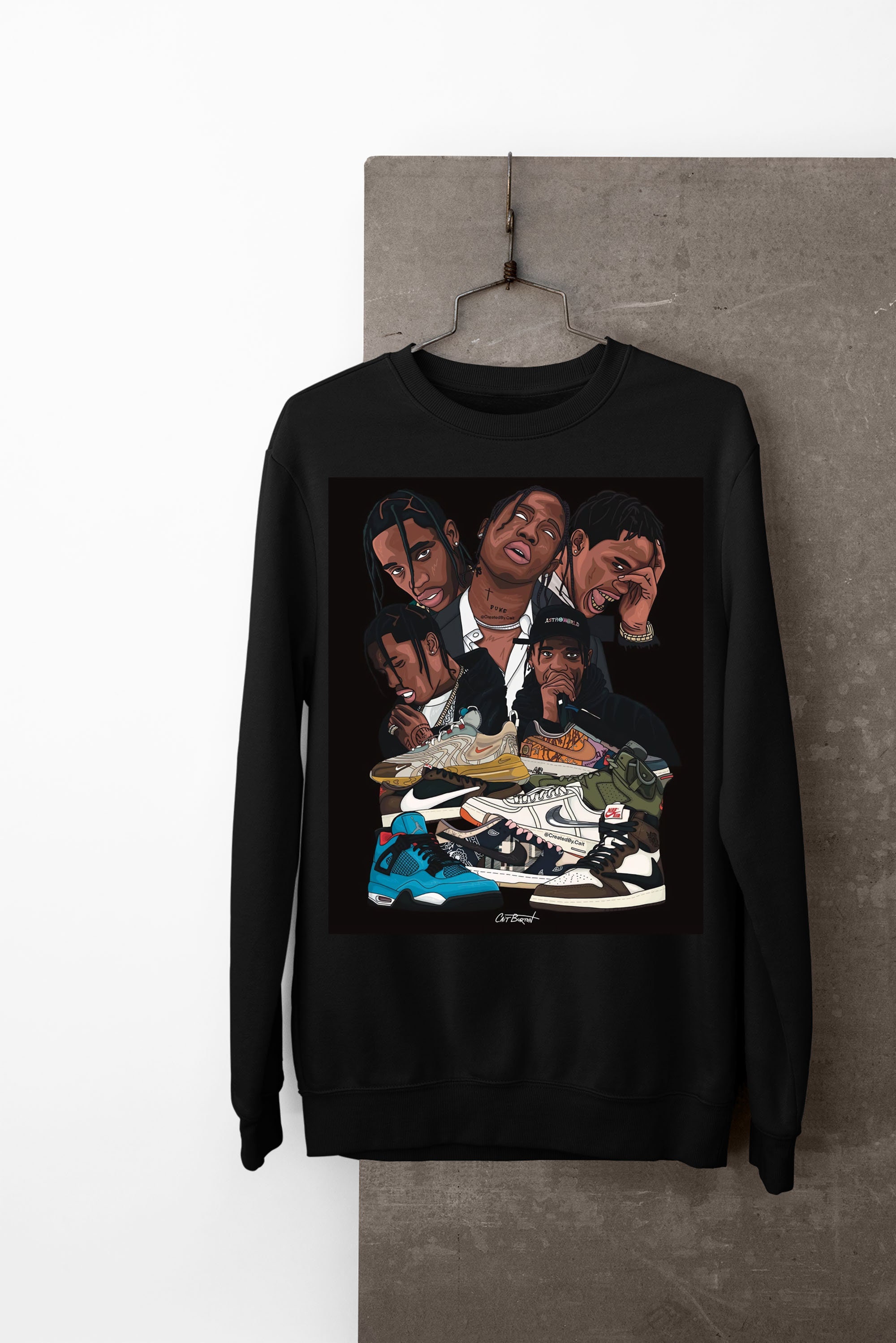 Travis Scott Cactus Jack 90’s Vintage Rap Unisex Sweatshirt