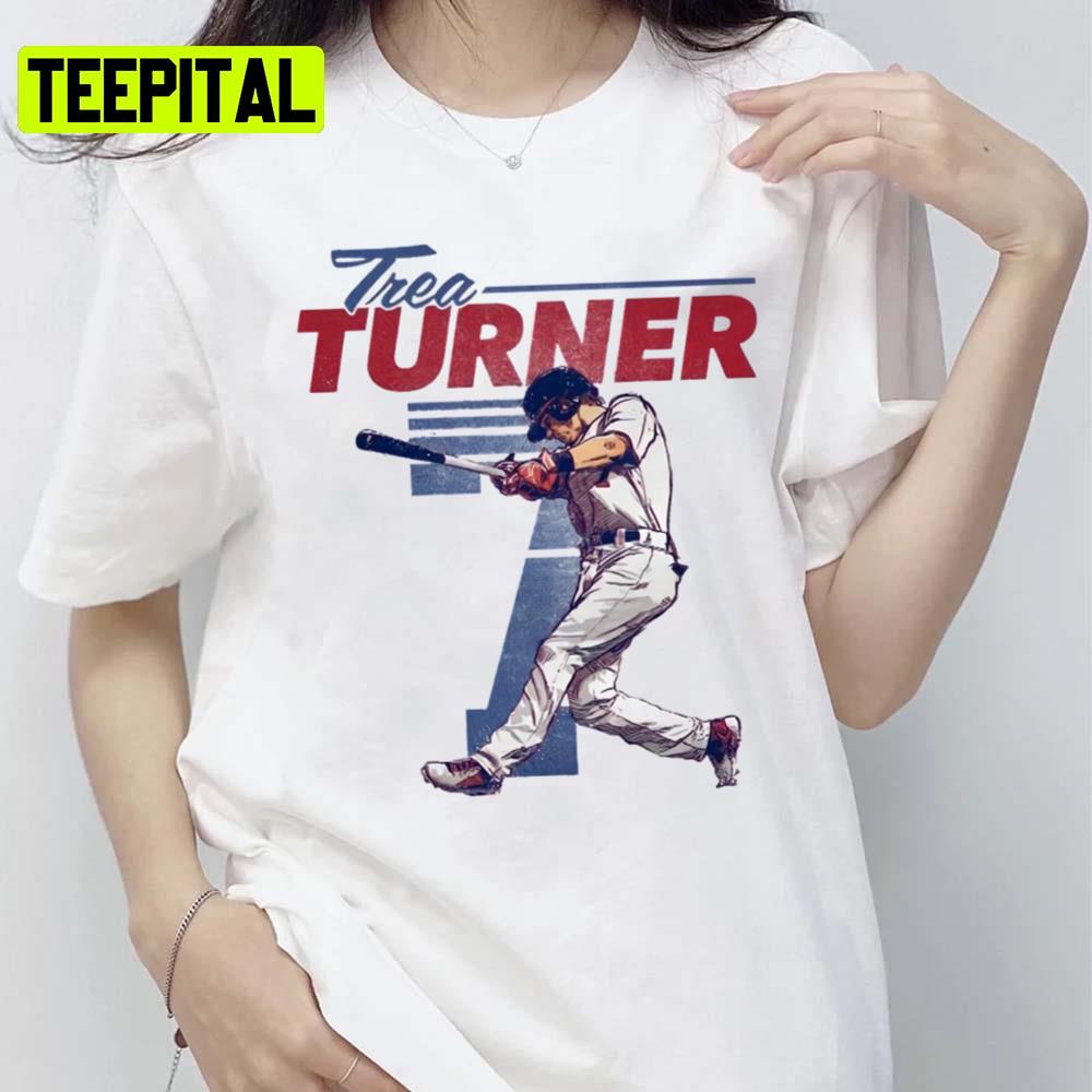 Official Trea Turner Jersey, Trea Turner Shirts, Baseball Apparel